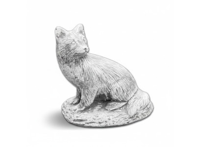 Garden Decoration Fox Terrace Stone Figures Figurine Decor Statue