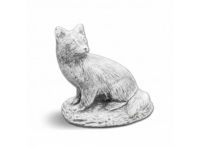 Garden Decoration Fox Terrace Stone Figures Figurine Decor Statue