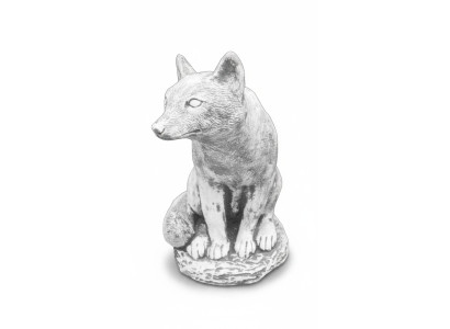 Garden decoration fox terrace stone figurines figure decorative statue