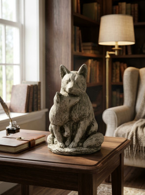 Garden decor cat statue sculpture figures sculptures designer figure