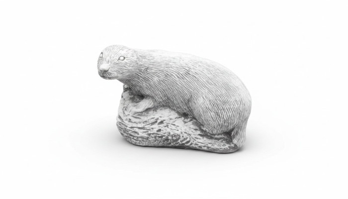 Garden Decoration Ferret Terrace Stone Figures Figure Statue