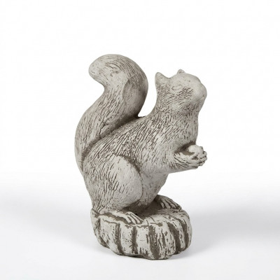 Garden Decoration Squirrel Decoration Terrace Stone Figures Figurine Statue