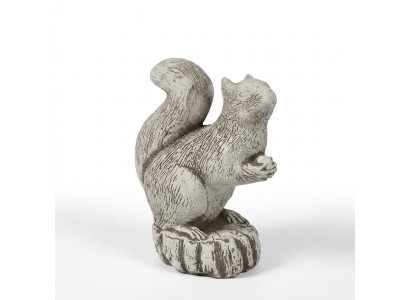 Garden Decoration Squirrel Decoration Terrace Stone Figures Figurine Statue