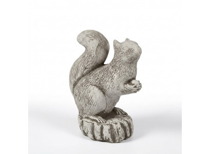 Garden Decoration Squirrel Decoration Terrace Stone Figures Figurine Statue