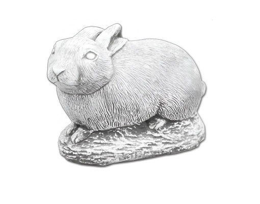 Garden decoration rabbit terrace stone figures figurine deco statue