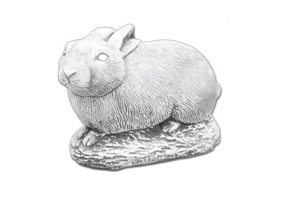 Garden decoration rabbit terrace stone figures figurine deco statue