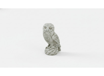 Garden Decoration Owl Terrace Stone Figures Figure Decoration Statue