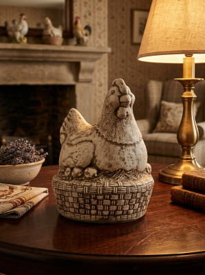 Chick Chicken Garden Figure Statue Figures Statues Sculpture Decoration