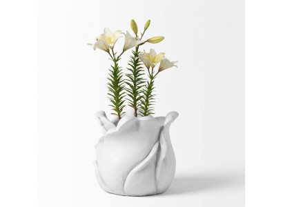 Flower basket flower vase vessel garden terrace decoration statue
