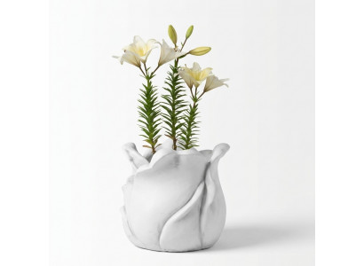 Flower basket flower vase vessel garden terrace decoration statue