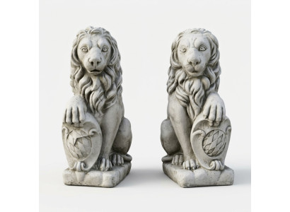 Lion garden figure patio garden sculpture decorative figures sculptures