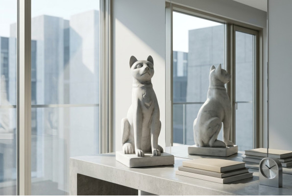 Egyptian cat statue figure statues garden decoration terrace