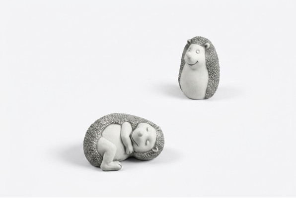 Garden decoration hedgehog terrace cartoon stone figures figure deco statue