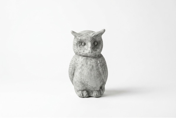 Garden nature decoration owl terrace stone figures figure decorative statue