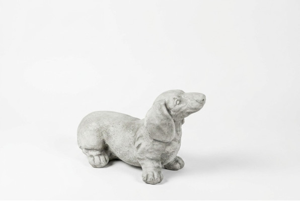 Garden decoration dachshund terrace figurines figurine decor statue