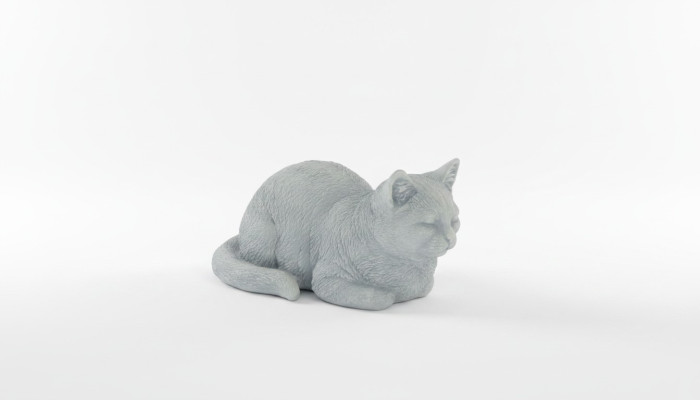 Garden Decoration Decorative Cat Terrace Stone Figures Figure Statue