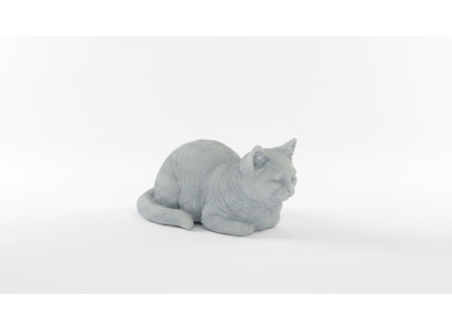 Garden Decoration Decorative Cat Terrace Stone Figures Figure Statue