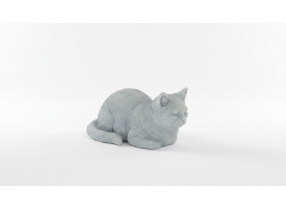 Garden Decoration Decorative Cat Terrace Stone Figures Figure Statue