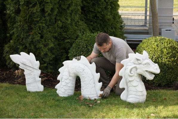 Figure Snake Dragon Garden Statue Sculpture Sculptures Figures