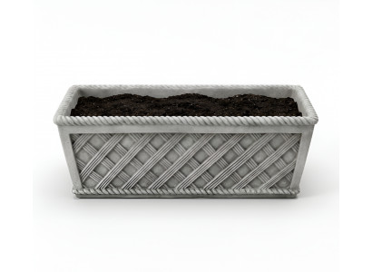 Flowerpots box pot flowers pots decorative XXL concrete garden terrace