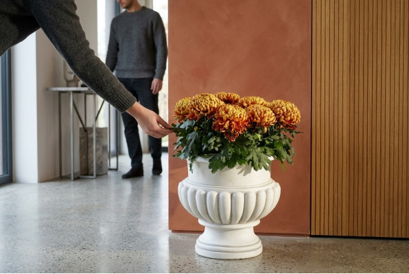 Flower pots decorative box pot flower pots XXL concrete garden terrace