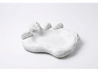 Bird Bath Sculpture Design Figure Decor Statue Garden Figures Statues
