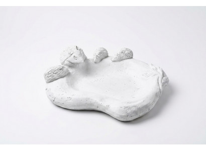 Bird Bath Sculpture Design Figure Decor Statue Garden Figures Statues