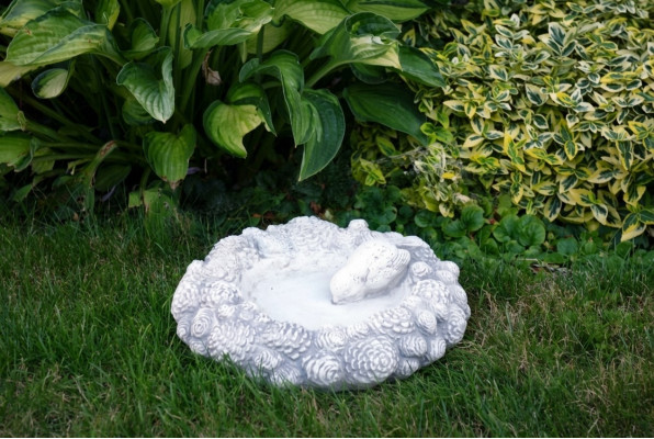 Bird Bath Sculpture Design Decor Figure Statue Garden Figures Statues