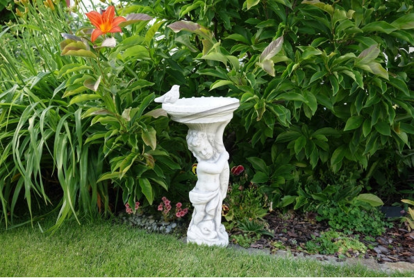 Bird Decor Drinking Sculpture Design Figure Statue Garden Figures Statues