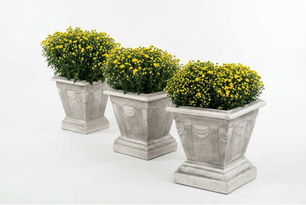 Figure White Flower Pot Plant Pot Figure Decoration Flowerpots Garden