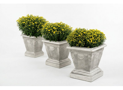 Figure White Flower Pot Plant Pot Figure Decoration Flowerpots Garden