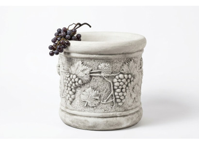 Flower vase, flower box, garden stone, decor, decoration, antique style, flowers.
