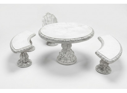 Antique knight style table garden tables stone decoration round furniture
