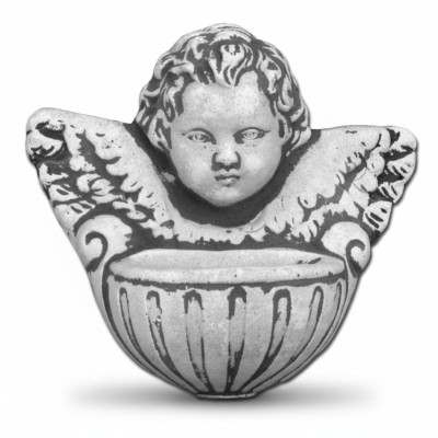 Grave angel cross grave decoration grave ornament stone decoration statue