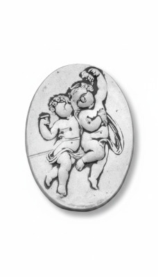 Wall relief stone slab picture Aztec angel antler relief pictures cast stone