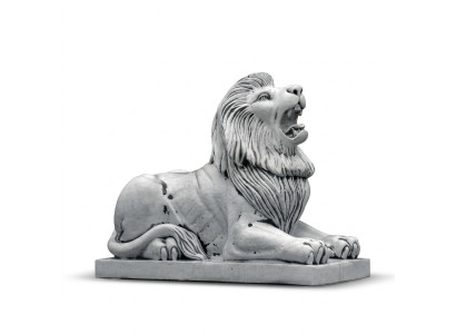 XXL Lion Figure Garden Terrace Decoration Deco Stone Sculpture