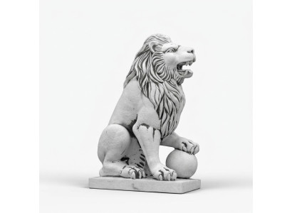 Noble Knight Lion Figure Statue Sculpture Figures Sculptures Garden