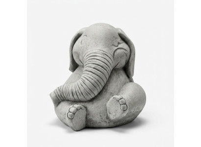 Design figure elephant sculpture figures sculptures statues white cartoon statue