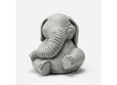 Design figure elephant sculpture figures sculptures statues white cartoon statue