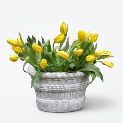 Design flower pot top decorative planter vessel pots figure face