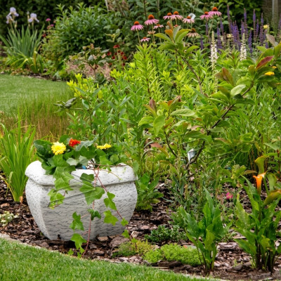 Flower pots, plant tubs, decoration, garden, vases, figure, flower pots, nature