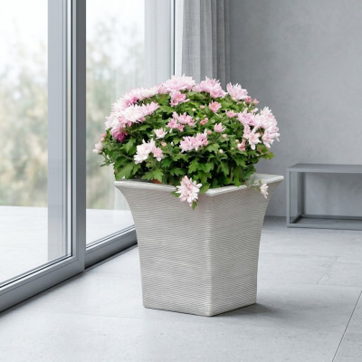 Flower basket figures flower vase vessel garden terrace decoration statue