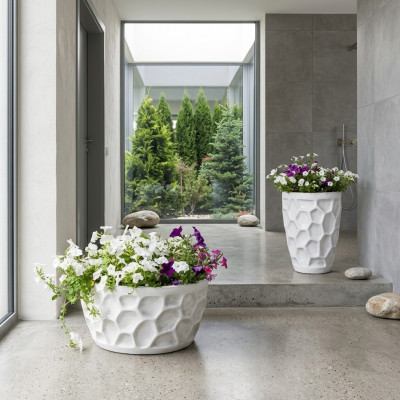 Flower planter natural plant container decoration vases garden figure flowerpots