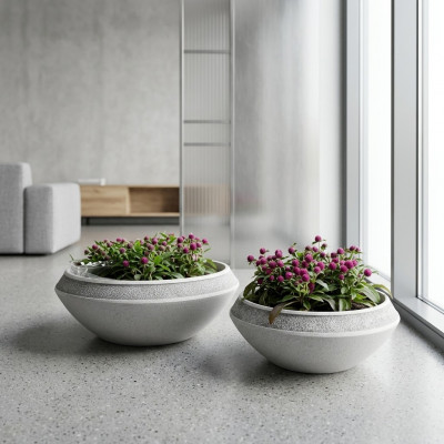 Flower planter plant container decoration natural vases figure garden flower pots