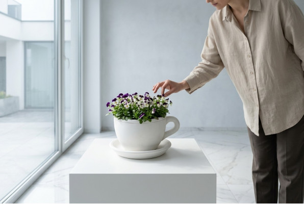 Flower pot, plant tub, nature decoration, vases, figure, garden flower pots