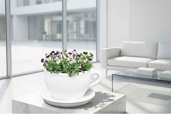 Flower pot, plant tub, nature decoration, vases, figure, garden flower pots