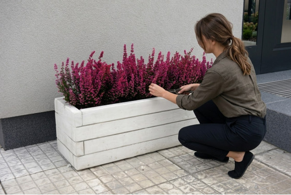 Flower pot, plant container, natural decoration, garden vases, flowerpots, figure