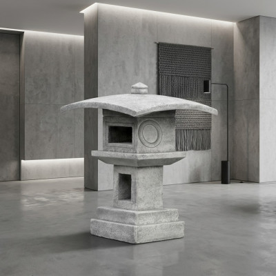 Japanese garden house decoration statue figures nature figure white statues