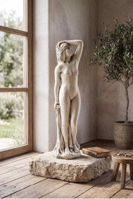 Woman 98cm Sculpture Design Figure Statue Garden Figures Statues