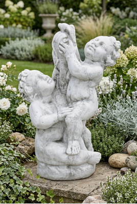 Figure Sculpture Children Angel Sculptures Designer Garden Figures